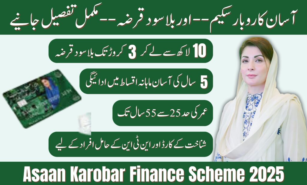Asaan Karobar Finance Scheme