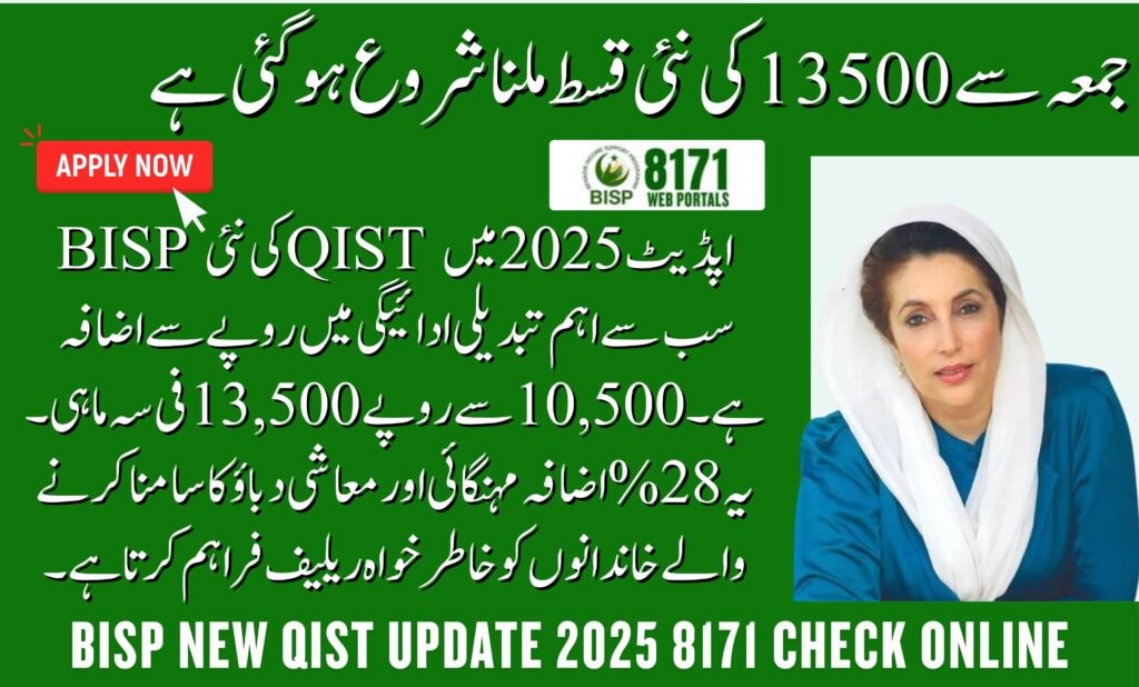 BISP New Qist Update 2025