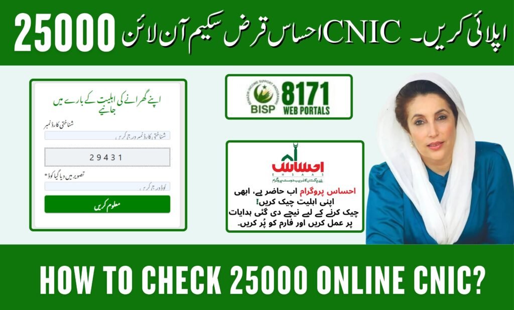 How to Check 25000 Online CNIC?