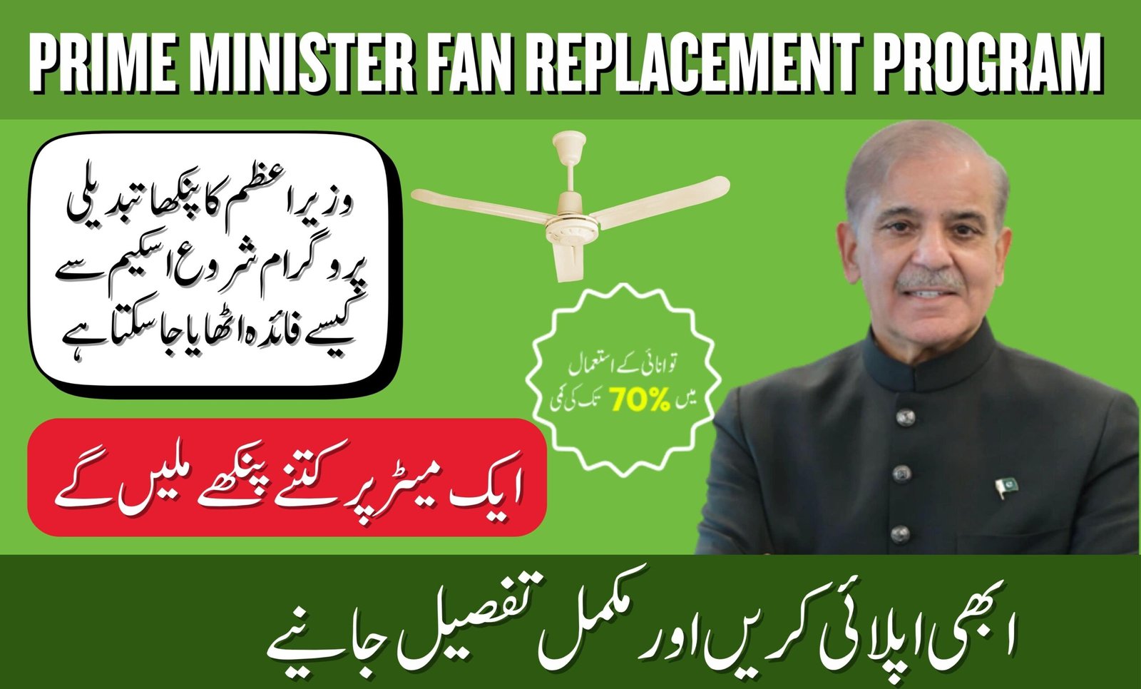 Prime Minister Fan Replacement Program