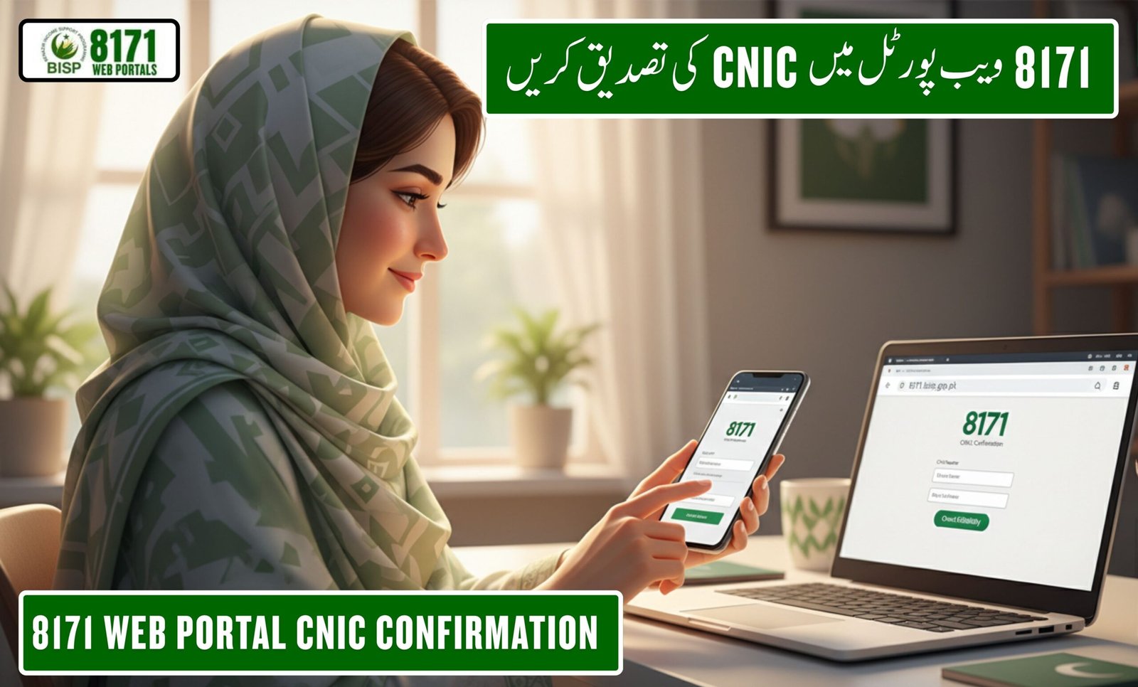 8171 Web Portal CNIC Confirmation