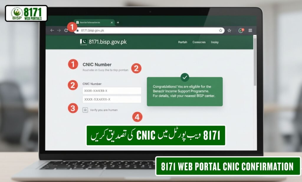 8171 web portal cnic confirmation