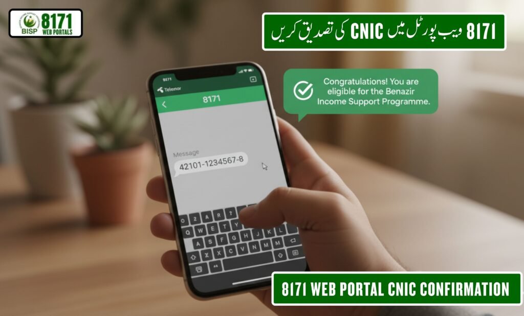 8171 web portal cnic confirmation