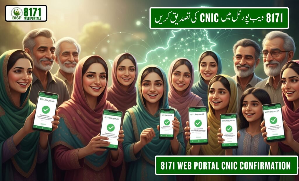 8171 web portal cnic confirmation