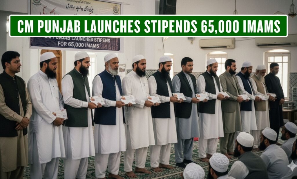 CM Punjab Launches Stipends 65,000 Imams
