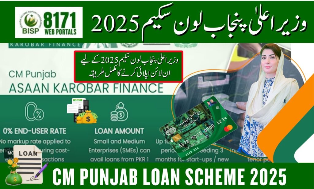 CM Punjab Loan Scheme 2025